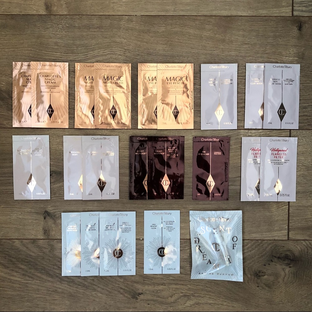 23 Piece Charlotte Tilbury Sample Lot